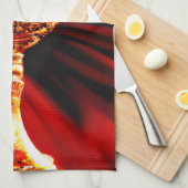 AI-kunst van een eucharistisch wonder Theedoek (Quarter Fold)