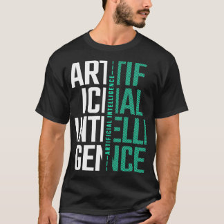 AI Kunstmatige intelligentie Futuristic Nerd Gift T-shirt