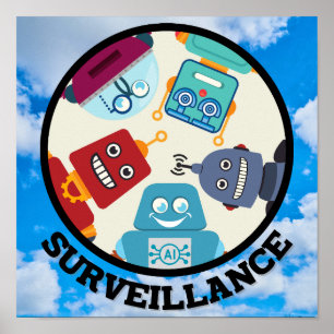 AI (kunstmatige intelligentie) - Surveillance Poster