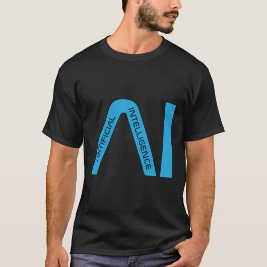 AI kunstmatige intelligentie T-shirt (Voorkant)