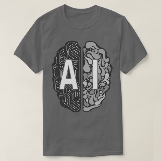 AI Kunstmatige intelligentie T-shirt (Design voorkant)