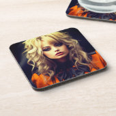 AI Lady Bier Onderzetter (Linkerzijde)