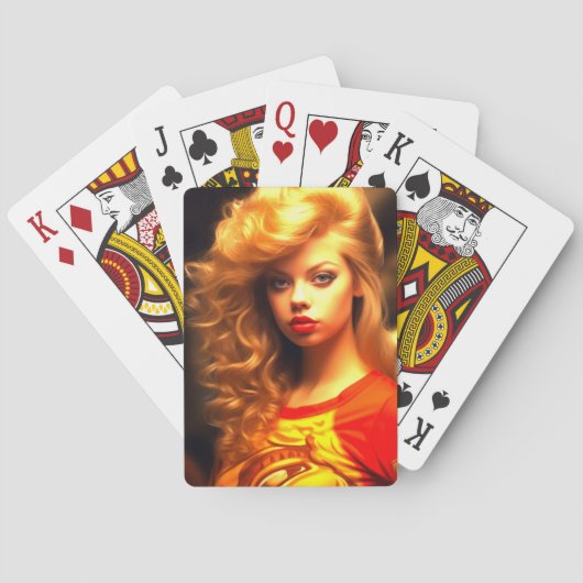  AI Lady Pokerkaarten (Achterkant)