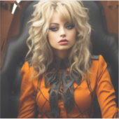 AI Lady Sticker (Voorkant)