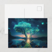 AI-landschap Briefkaart (Voorkant / Achterkant)