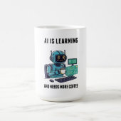 AI Learning Needs More Coffee Koffiemok (Center)