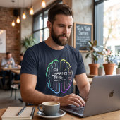 AI Leert Snel Tech Grafisch T-Shirt