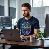 AI Leert Snel Tech Grafisch T-Shirt