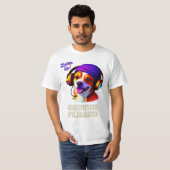 AI Leuke Puppy.. Luister! Koffie alsjeblieft.. T-shirt (Voorkant volledig)