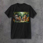 AI lezen voor katten Happy Retirement Fantasy T-shirt