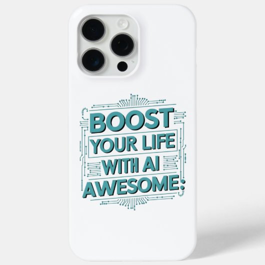 AI Life Boost Case – Dagelijkse Awesome Enhancer (Achterkant)