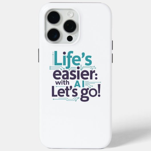 AI Life Easier Case – Effortless Daily Tech (Achterkant)