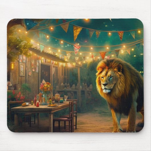 AI Lion Muismat (Voorkant)