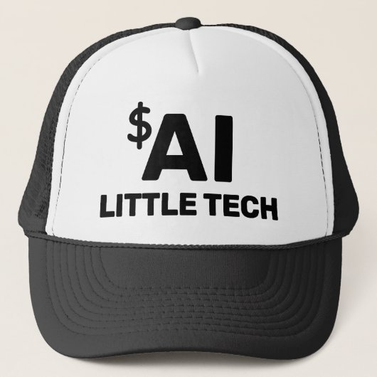 AI Little Tech™ Trucker Hoed Pet (Voorkant)