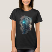 AI Machine Learning Coole Kunstmatige Intelligent T-shirt (Voorkant)
