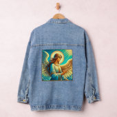 AI Mooie engel expressionistische effect Denim Jacket (Hangar)