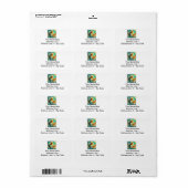 AI Mooie engel expressionistische effect Etiket (Full Sheet)