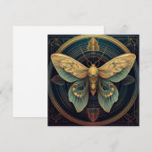AI Moth Feestdagenkaart (Voorkant / Achterkant)