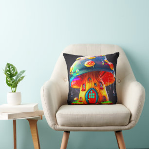 Ai Mushroom House Kussen