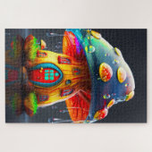 Ai Mushroom House Legpuzzel (Horizontaal)