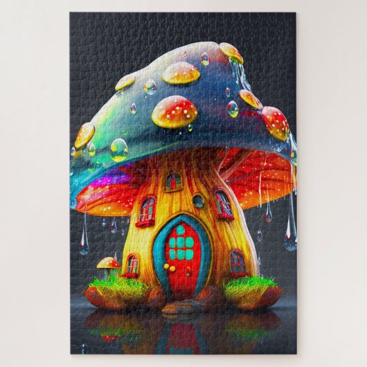 Ai Mushroom House Legpuzzel (Verticaal)