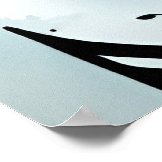 AI muzieknoten Poster (Hoek)