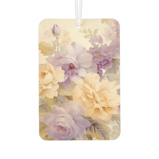 AI Natuur Art: Flower-Inspired Luchtverfrisser (Achterkant)