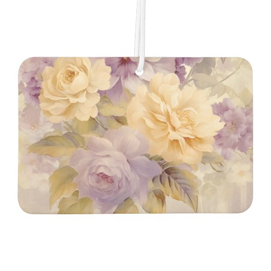 AI Natuur Art: Flower-Inspired Luchtverfrisser (Achterkant)