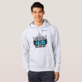 AI Nerd Hoodie: Code in Comfort with 844-AI-NERDS Hoodie (Voorkant volledig)