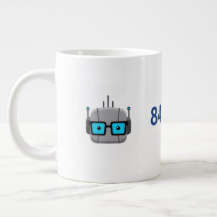AI Nerd Jumbo Mok: Brandstof voor je Code met 844- Grote Koffiekop