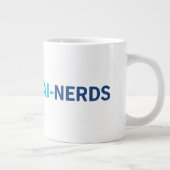 AI Nerd Jumbo Mug: Fuel Your Code with 844-AI-NERD Grote Koffiekop (Rechts)
