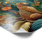 AI-Oerwoud garen Foto Afdruk (Hoek)