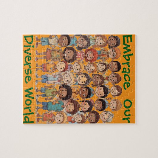 AI omarmt onze diverse wereldpuzzel Legpuzzel (Horizontaal)