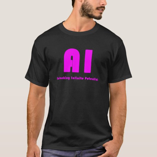 AI Ontsluiten Oneindig Potentieel_7 T-shirt (Voorkant)