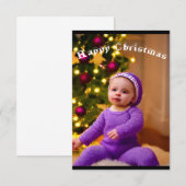 AI - Ontworpen kerstkaart (Voorkant / Achterkant)