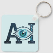 AI-oog Sleutelhanger (Achterkant)