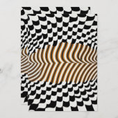 AI optische kunst - visuele comfortzone Kaart (Voorkant / Achterkant)