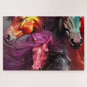 AI Paarden Legpuzzel