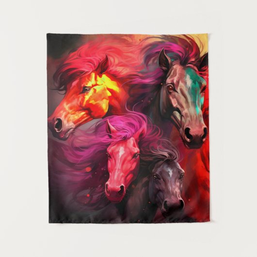 AI Paarden Wandkleed (Voorkant)