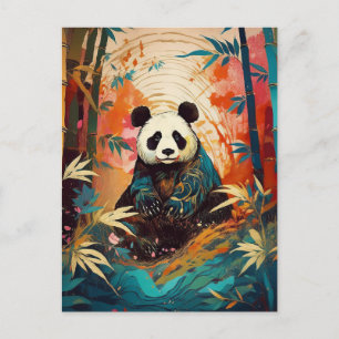 AI Panda Briefkaart