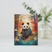 AI Panda Briefkaart (Staand voorkant)