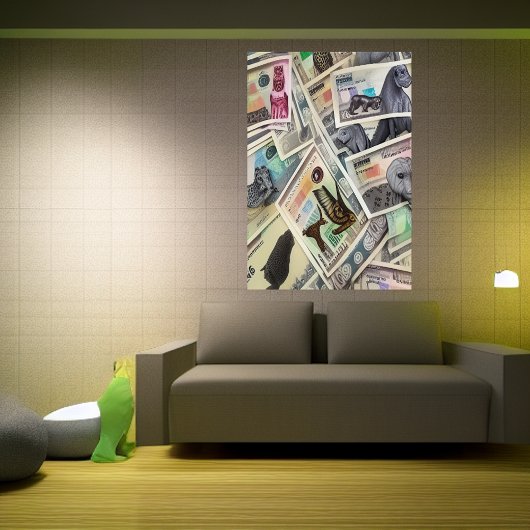 AI Papieren geld | AI Art Poster