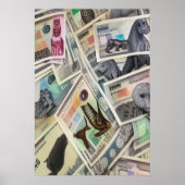 AI Papieren geld | AI Art Poster (Voorkant)