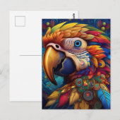 AI Parrot Briefkaart (Voorkant / Achterkant)