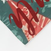 AI Peace Love Joy Warmth Kerstboom Deken (Hoek)