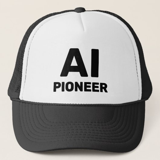 AI Pioneer™ Trucker Hat Trucker Pet (Voorkant)