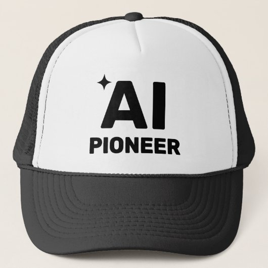 AI Pioneer™ Trucker Hat Trucker Pet (Voorkant)