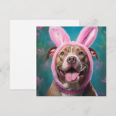 AI Pittbull  Feestdagenkaart (Voorkant / Achterkant)