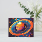 AI-planeet Briefkaart (Staand voorkant)