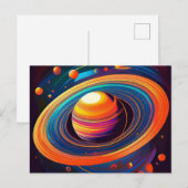 AI-planeet Briefkaart (Voorkant / Achterkant)